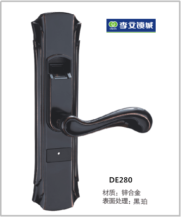 安泰萊室內(nèi)門指紋鎖 DE280 黑珀 安泰萊室內(nèi)門指紋鎖 DE280 黑珀